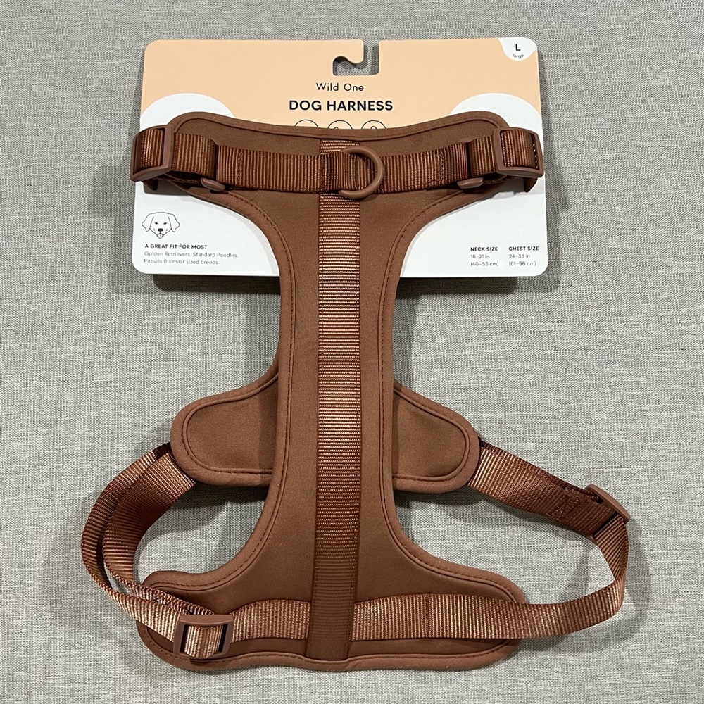 Wild One Brown Dog Harness